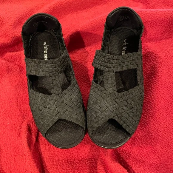 Wt. Mountain Stretchy Platform Sandals - NWOT - 6 1/2 - Picture 1 of 8